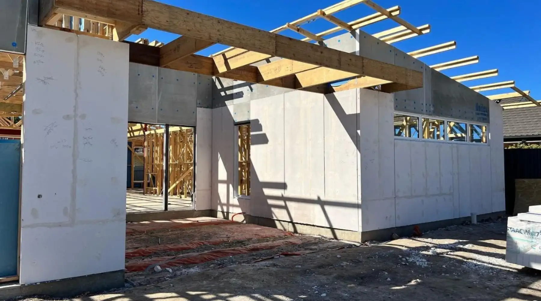 Hebel Installation - professional cladding service example